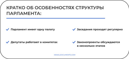 особенности структуры парламента